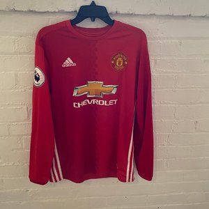 Manchester United Adidas Long Sleeve Pogba Jersey
